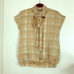 A.P.C. APC silk blouse top rare collectible
